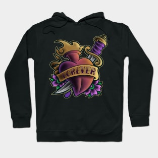 Heart Tattoo Oldschool Hoodie